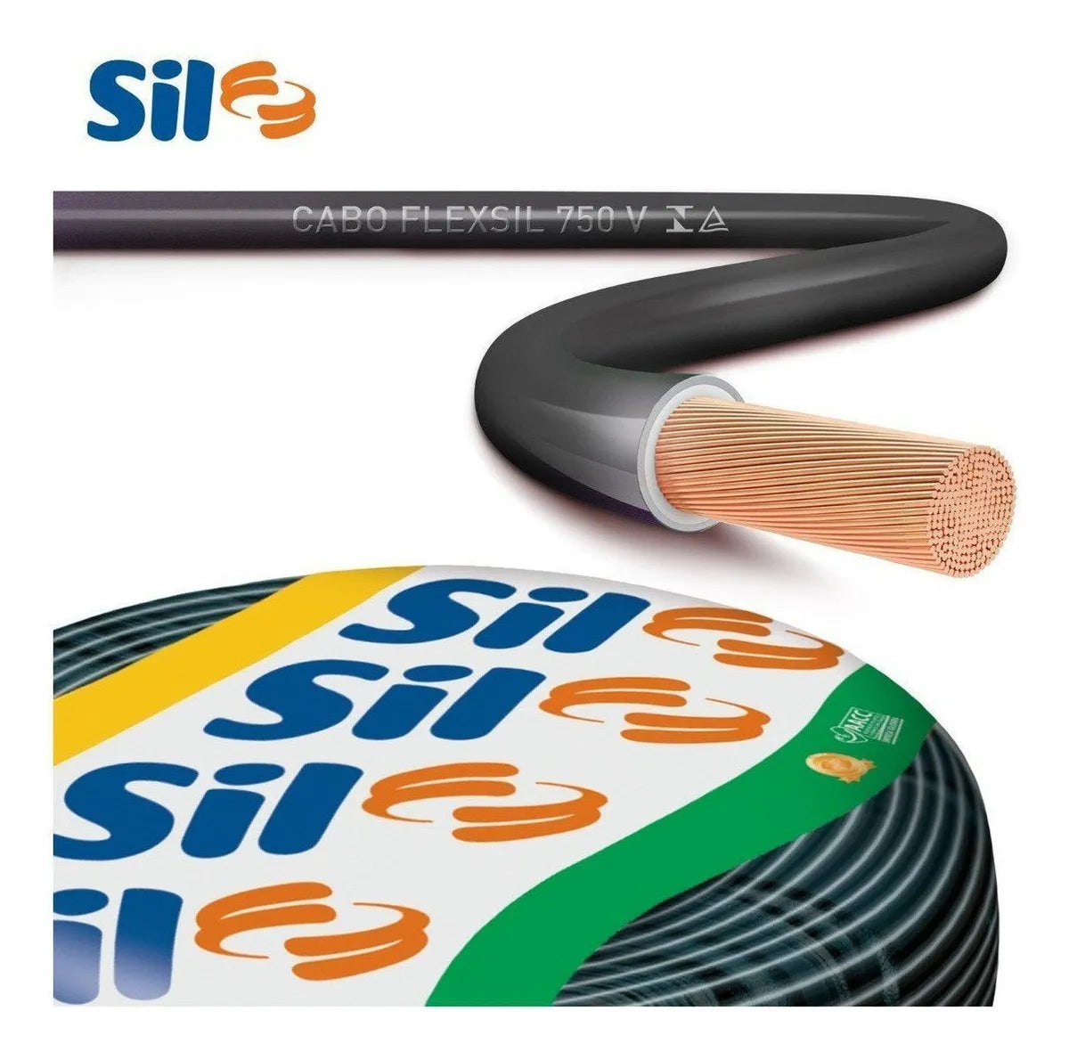 Cabo Fio Elétrico Flexível Sil 100 Metros