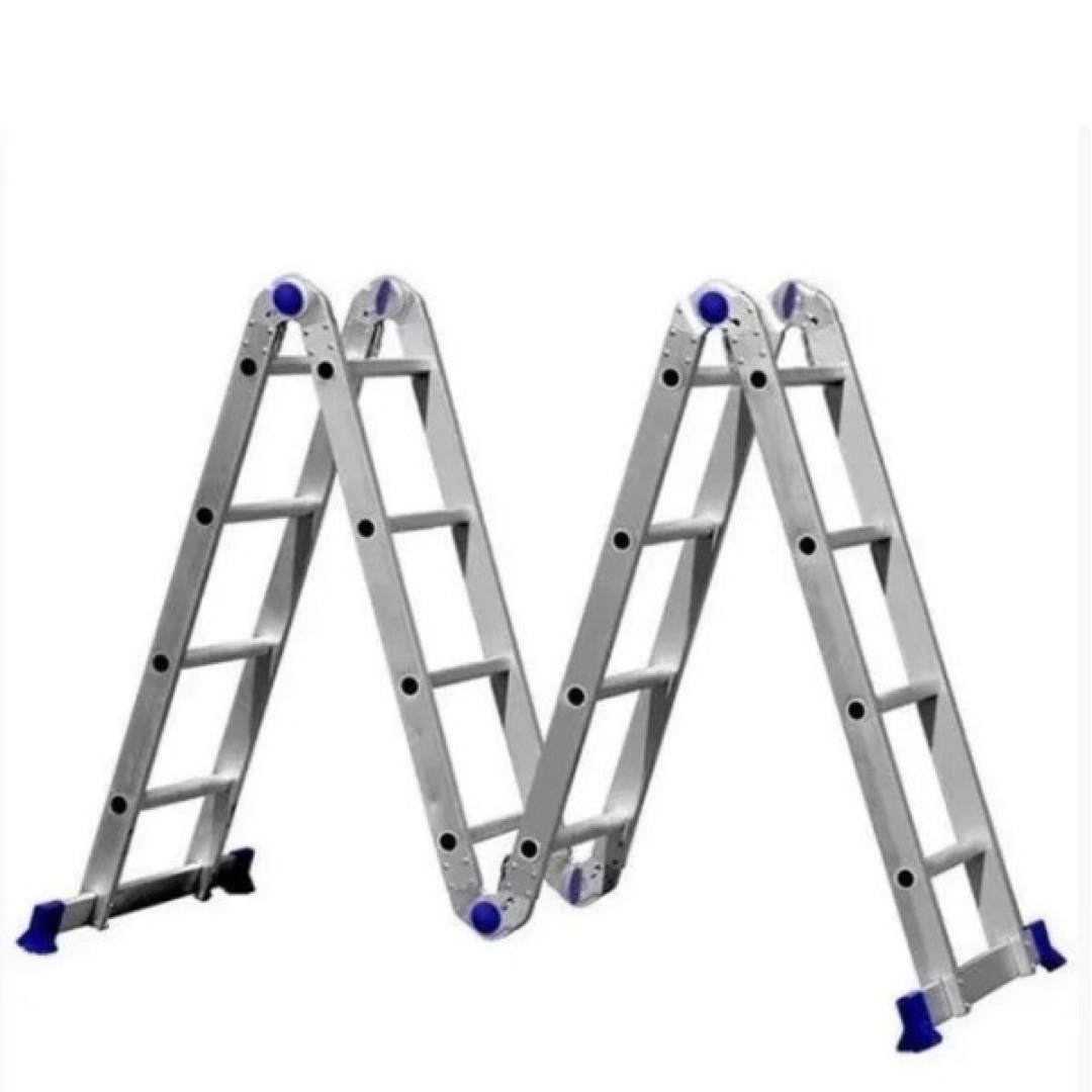 Escada Multifuncional De Alumínio 4x4 - Real