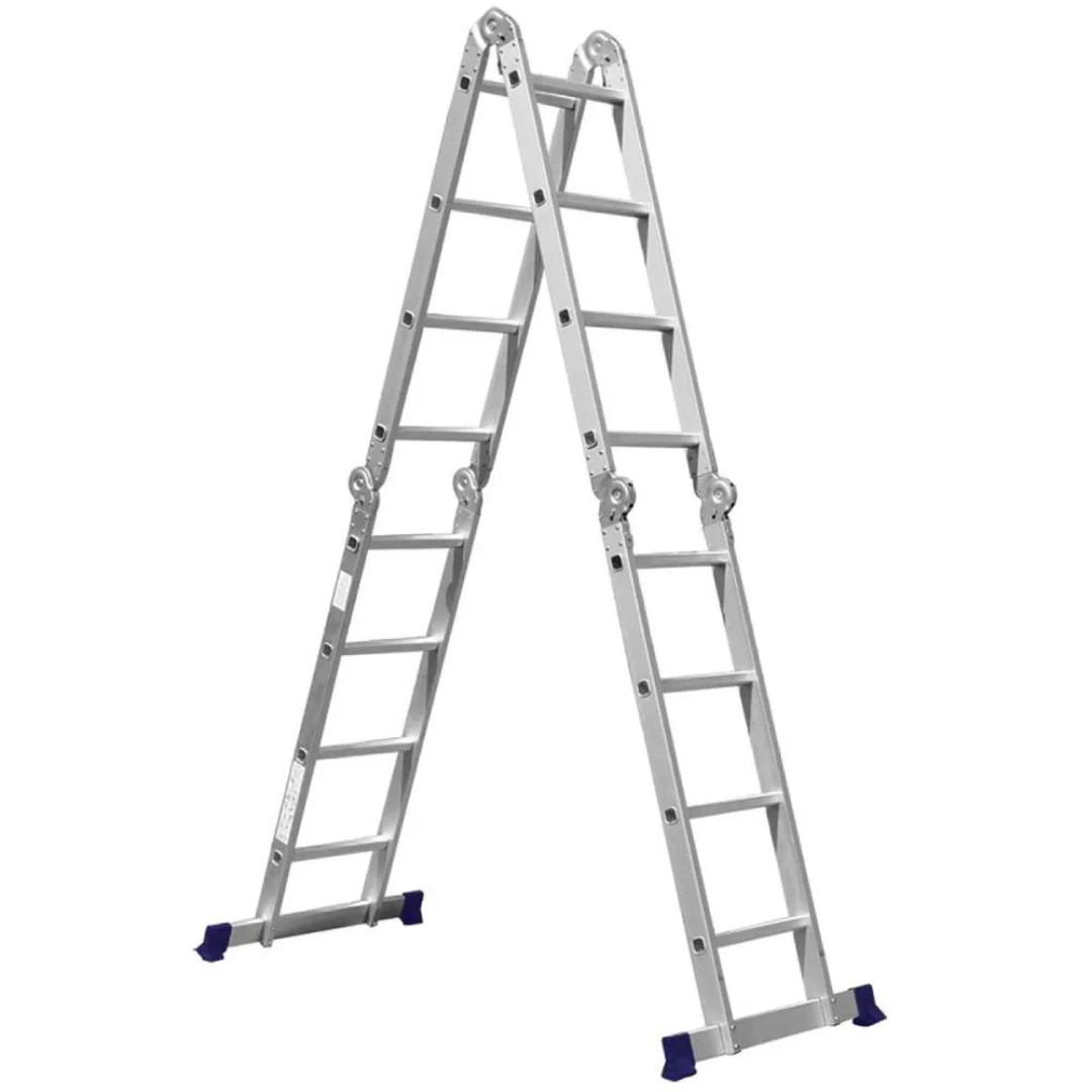 Escada Multifuncional De Alumínio 4x4 - Real