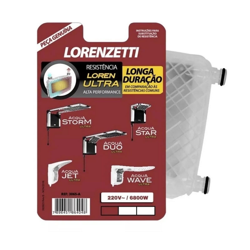 Resistência Acqua Ultra 6800W 220V - Lorenzetti